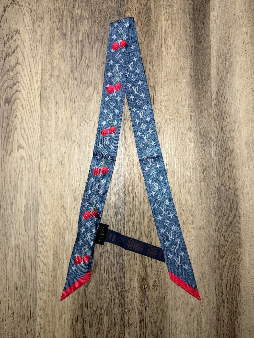 LV x TM Denim Cerise Bandeau